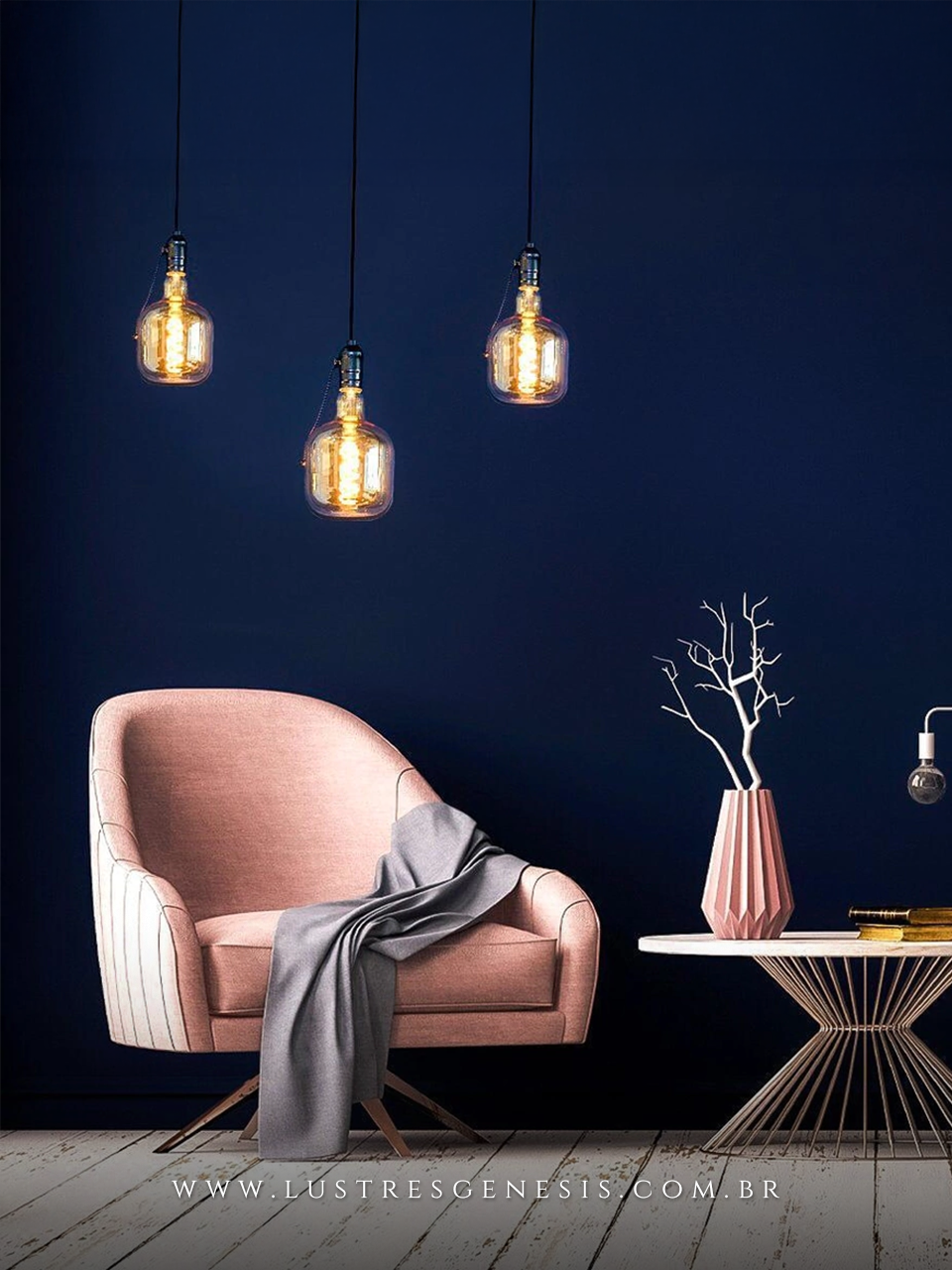 Lâmpada de Filamento de LED BigSize U120 4W Spiral da GMH Lustres Gênesis loja online de Lustres e Iluminação Decorativa